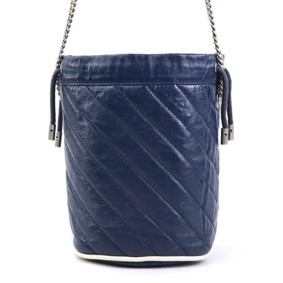 Auth Gucci Gg Marmont Shoulder Bag Navy #160788G51B - Picture 3 of 14